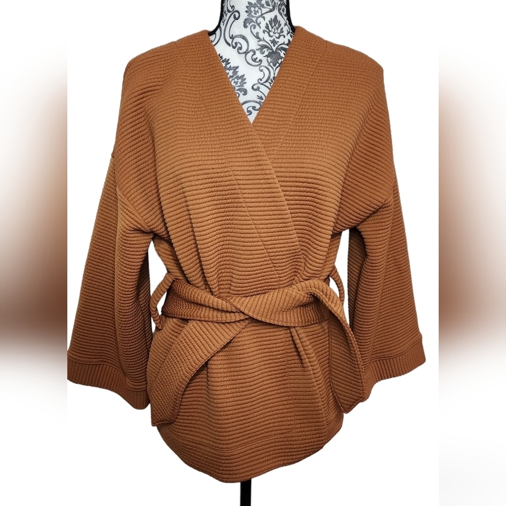 Madewell • Texture & Thread Quilted Wrap Jacket